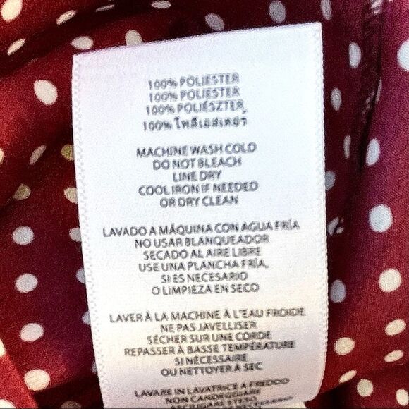 Michael Kors Polka Dot Long Sleeve Blouse - Picture 7 of 7